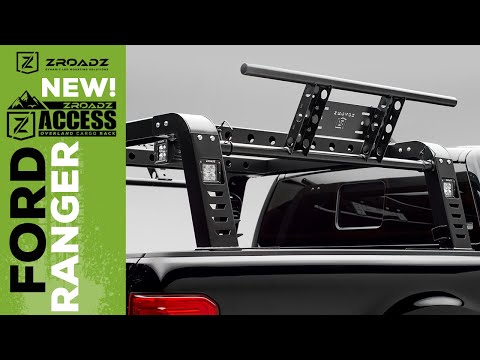 Ford Ranger Access Overland Rack with Lifting Side Gates from ZROADZ