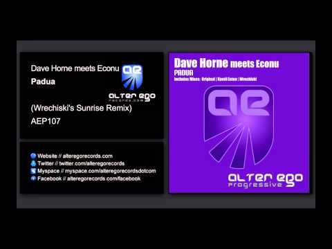 Dave Horne meets Econu - Padua (Wrechiski's Sunrise Remix) [Alter Ego Progressive]