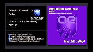 Dave Horne meets Econu - Padua (Wrechiski's Sunrise Remix) [Alter Ego Progressive]