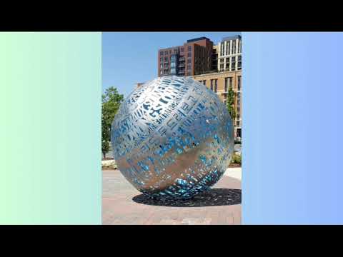 Stainless Steel Garden Sculpture