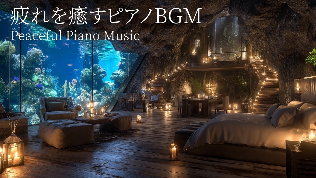 【疲れを癒すピアノBGM】途中広告なし｜自律神経を整えるピアノ｜睡眠導入音楽｜心を落ち着かせる前向きで心地よいメロディー🌿432Hzの周波数