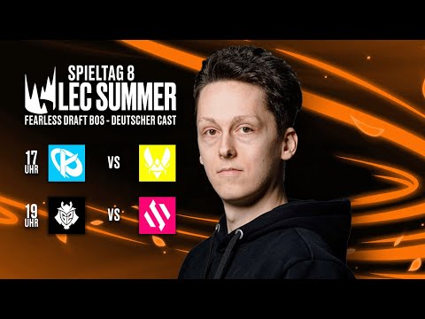 🟢LEC SUMMER TAG 8🟢FEARLESS DRAFT BO3 🟢 #WatchLEC