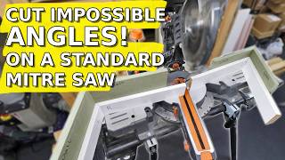 How to Cut Steep & Wide INSIDE Angles on a Mitre Saw The Easy Way!