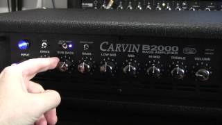 Video thumbnail for Carvin B2000 Demo / Playthrough by Rodney McG