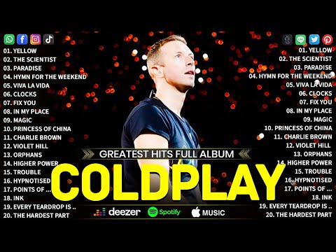 Coldplay 🎶 Greatest Hits Full Album 2025 | Top Songs Collection | Viva La Vida, Yellow, Fix You