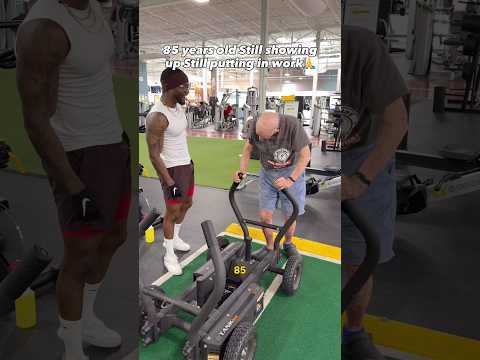85 and still in the gym ‼️💯 #gym