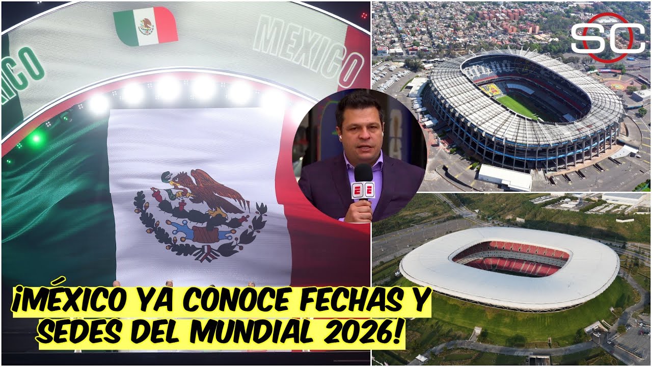 MÉXICO LISTO para su DEBUT MUNDIALISTA. El TRI jugará entre el AZTECA y GUADALAJARA | SportsCenter
