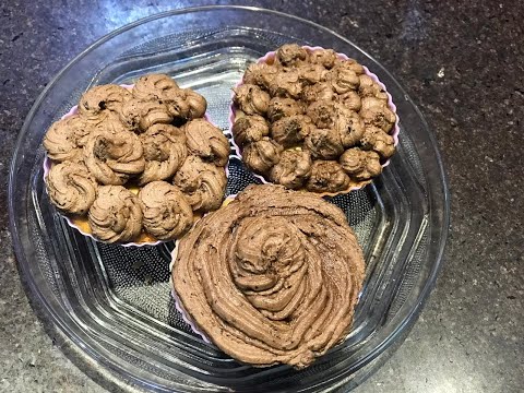 VANILLA CUPCAKE WITH CHOCOLATE BUTTER CREAM FROSTING | AROOB'S ALL IN ONE KITCHEN