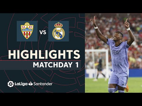Highlights UD Almería vs Real Madrid (1-2)
