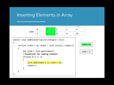 Ap Cs A 7 4 Developing Algorithms Using Arraylists Outdated