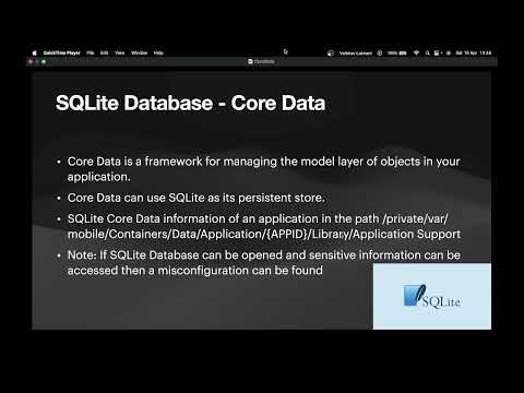 Cómo exportar o importar una base de datos de SQLite o Core Data en Apple
