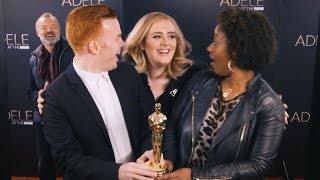 Watch Adele Adorably Photobomb Fans: Their Reactions are AMAZING
