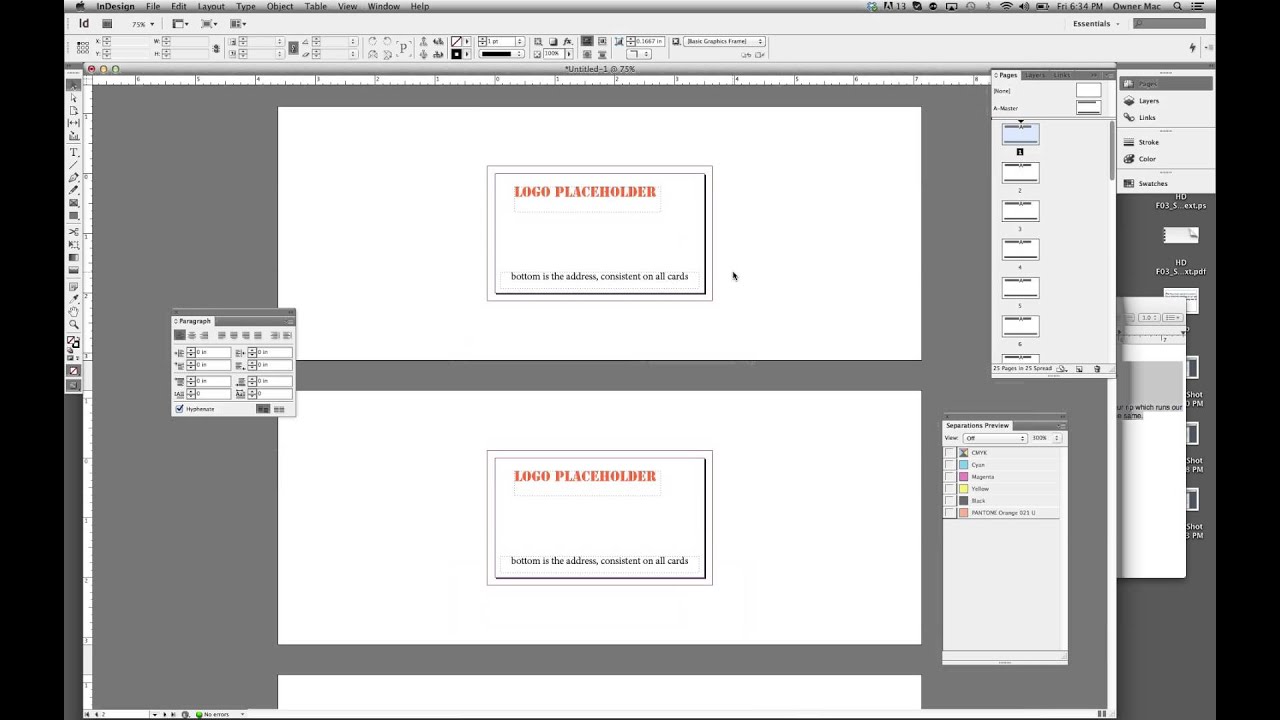 how to make a multipage pdf from inDesign