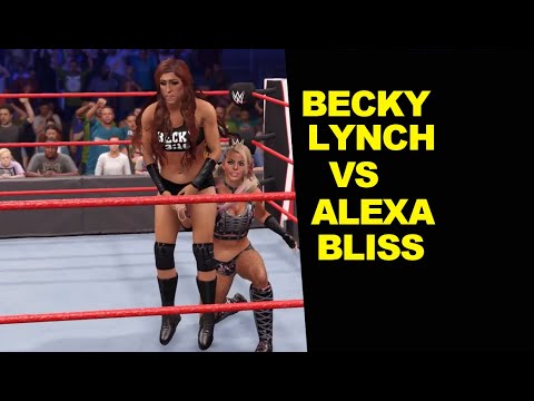 WWE 2K22 Becky Lynch vs Alexa Bliss - No Holds Barred