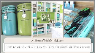 DIY Room Organization and Storage Ideas | How to Organize &amp;  Clean Your Craft Room or Work Room