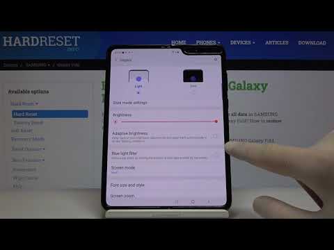 How to Set Auto Brightness in SAMSUNG Galaxy Fold – Set Adjustive Screen