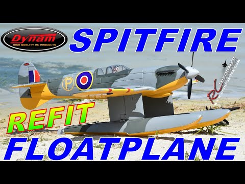 Dynam Spitfire MK.VB Floatplane 1200mm Ventral Fin RE-FIT & UPGRADE By: RCINFORMER