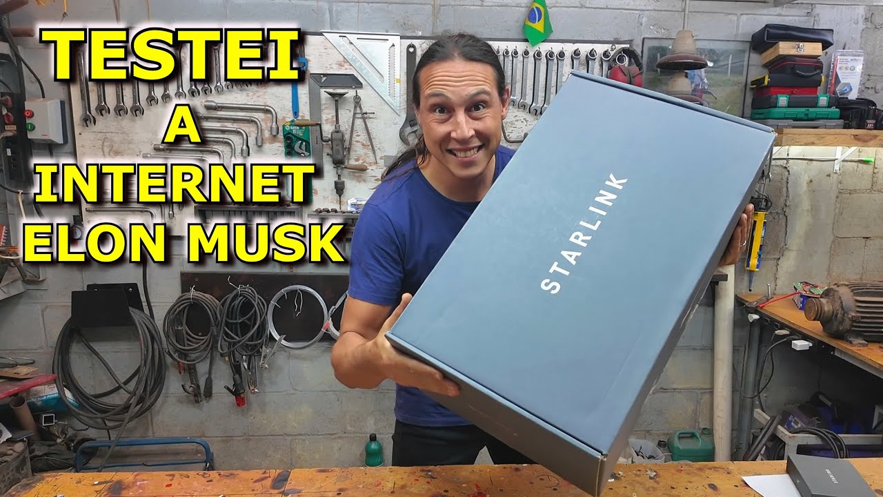 SERÁ QUE VALE A PENA TER INTERNET VIA SATÉLITE DO ELON MUSK