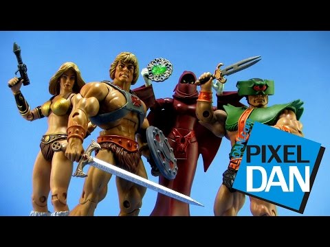 Masters of the Universe Fall of Grayskull Custom Weapons Video Review