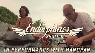 Endorphin.es - Shuttle System in performance with handpan