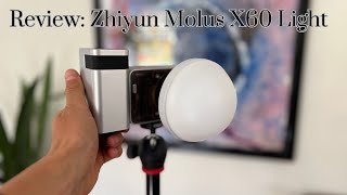 Zhiyun Molus X60 Light Review - Portable Battery Powered Light for Content Creators
