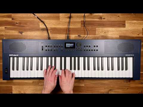 Roland GO:KEYS 3 Sound Demo (no talking)