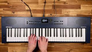 Video thumbnail for Roland GO:KEYS 3 Sound Demo (no talking) by Bonedo Synthesizers