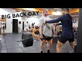 Back and deadlifts session