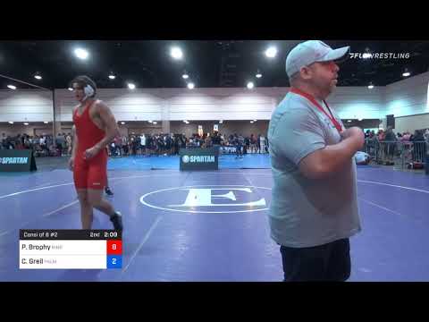 195 Lbs Consolation - Patrick Brophy, Ring Worms Wrestling Club Vs Chris Greil, Palm Harbor Univer