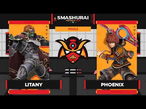 Smashurai: Triforce Dojo - Litany (Ganondorf) Vs. Phoenix (Shulk) Pools