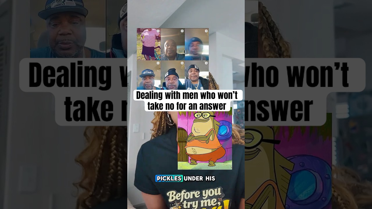 Dealing with men who won’t take no for an answer 🤣🤣🤣￼