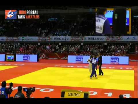 Judo Grand Slam Tokyo 2014 -63kg VAN EMDEN (NED) vs. UNTERWURZACHER (AUT)