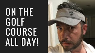 Hair Replacement Men's hair system review On the Golf Course all day with a hat!