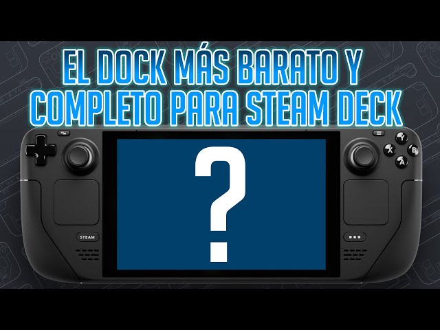 Vídeo relacionado con Anker Estación Base para Steam Deck/ROG Ally, Base 6 en 1 para Steam Deck, Hub USB C con HDMI 4K@60Hz, Ethernet 1Gbps, 2 Puertos USB-A y 1 USB-C, Carga rápida de 100W para Steam Deck, ROG Ally y Más