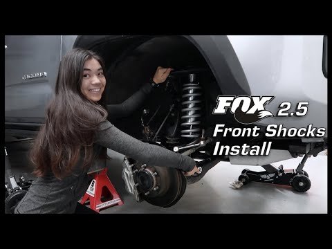 Tacoma Front Suspension Lift Install | Fox 2.5 Race Series Coilovers 🦊