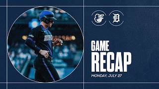 Orioles vs. Tigers Highlights | 7/27/2026