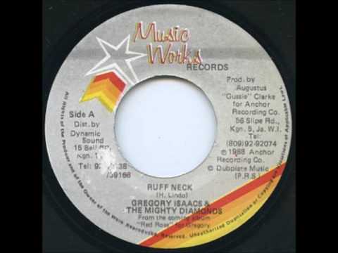 Gregory Isaacs & Mighty Diamonds - Ruff Neck + Dub - 7" Music Works 1988 - TUFF DIGI 80'S DANCEHALL