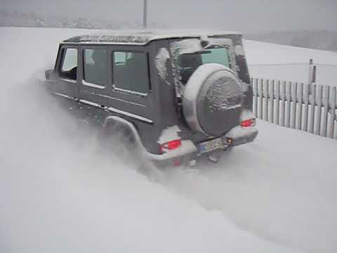 G-Klasse Challenge im Winter