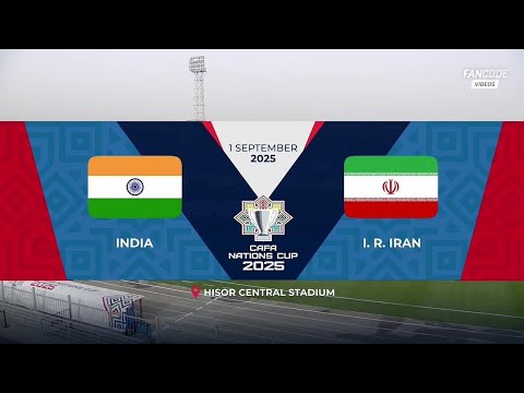India 0-3 IR Iran | CAFA Nations Cup 2025 Group B | Highlights 