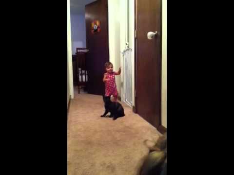 Carleigh close to walking