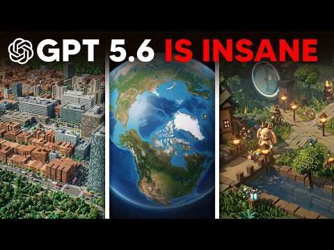 Video Thumbnail: The 10 Most INSANE Things Created by GPT 5.6 ( GPT 5.6 5 Use Cases)