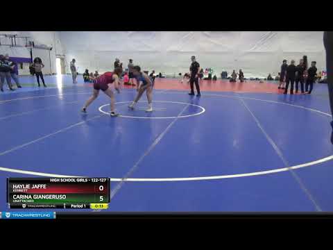 High School Girls 122-127 Haylie Jaffe Kennett Vs Carina Giangeruso Unattached