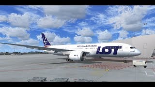 FSX Flight Simulator X | Boeing 787-800 | Warsaw to Barcelona | VATSIM | start