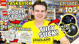 LEGO SMART BRICKS SUCK!?! My LEGO ROOM HISTORY? TAJ MAHAL REBUILD? & MORE! | #AskBrick 105