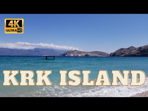 🇭🇷 Krk Island (Baška, Krk, Šilo) - 4K - Virtual Walking Tour - Must See