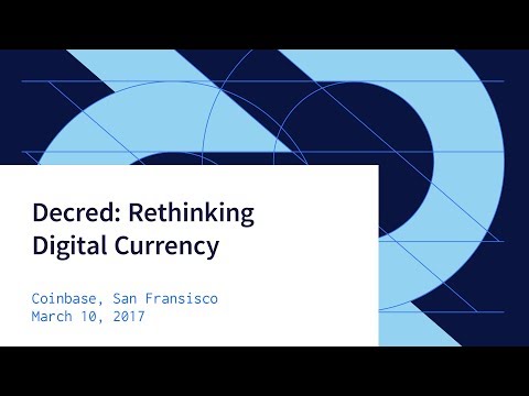 Introduction to Decred presented at Coinbase by Jake Yocom-Piatt (Re-mastered Audio/Video)
