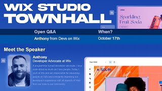 Wix Studio Q&A | Town Hall with Dev Advocate Anthony | #1
