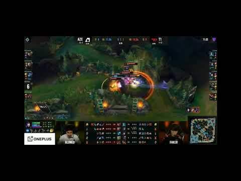 T1 destroys AZE in the MSI 2022
