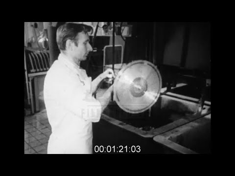 Thumbnail for The Making of Vinyl Records, 1950s - Film 1090092 by Record shop