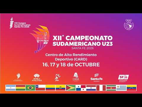 JORNADA 4 ( SÁBADO ) | XIIº CAMPEONATO SUDAMERICANO U23 | SANTA FE 2026